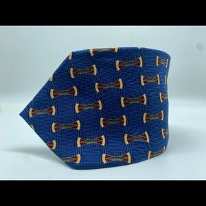 Bill Blass Black Label Blue Silk Imported Neck Tie